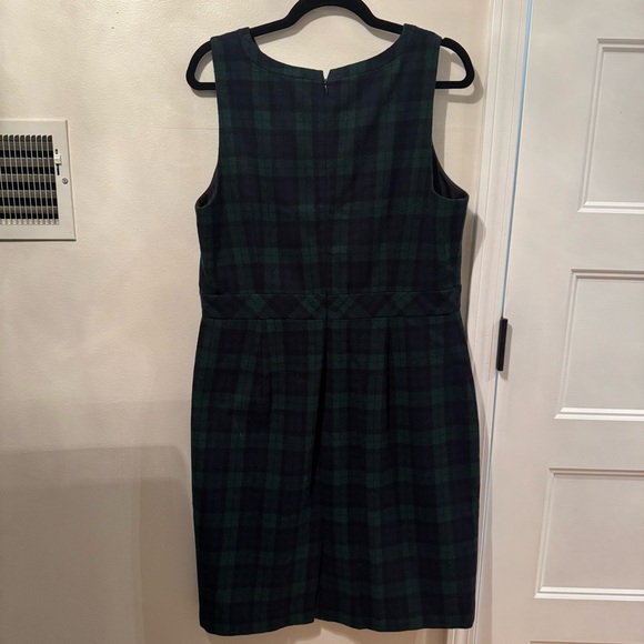 J. Crew Blackwatch Plaid Sheath Dress - Picture 2 of 5